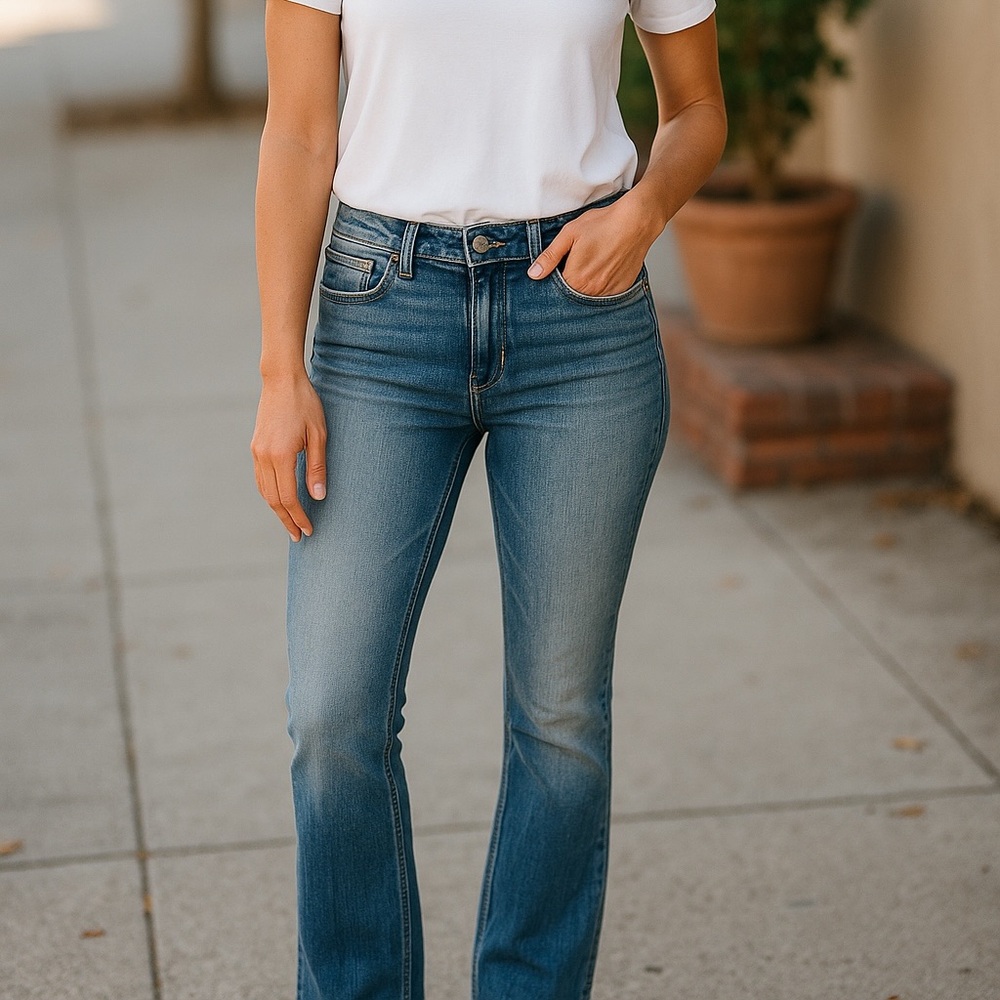 Western high rise Y2K flare jeans